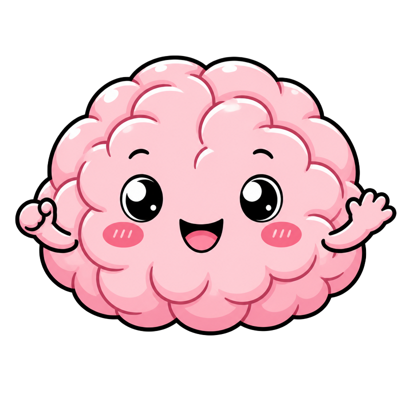 Brain mascot for the Mind Cirkle